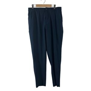 Banana Republic Airstretch Navy Blue Tapered Pants Womens Small Petite SP